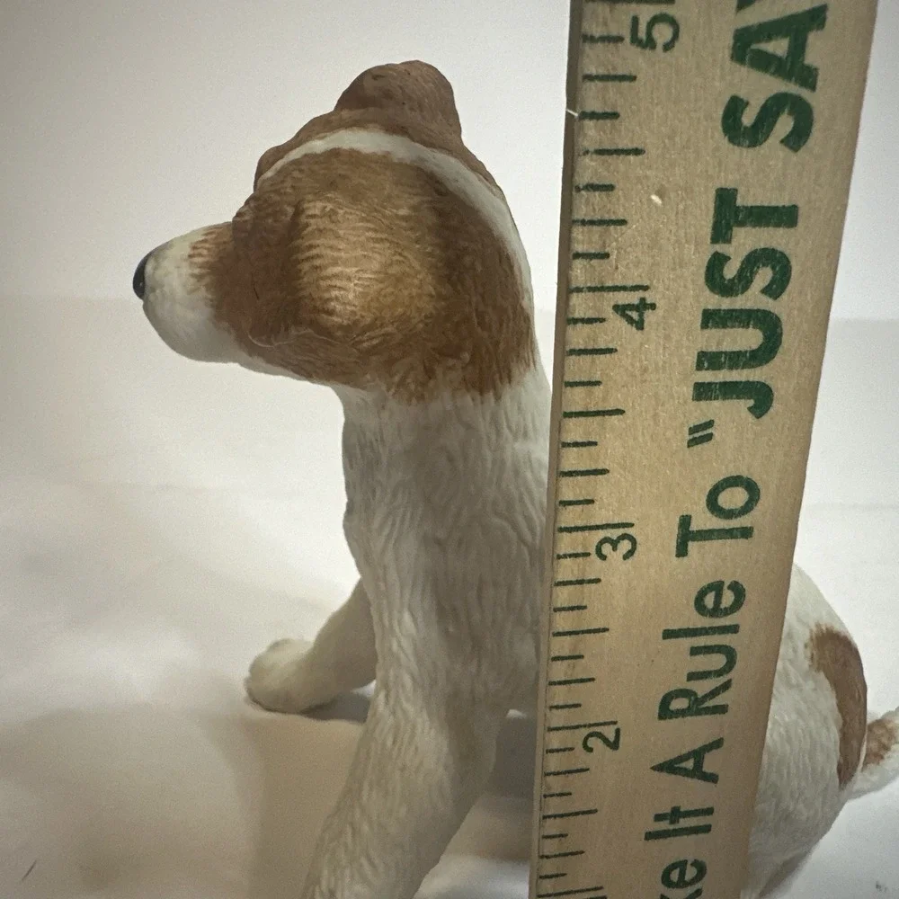 Retired 2002 LENOX Little Jack Russell Terrier Figurine - Handcrafted Porcelain